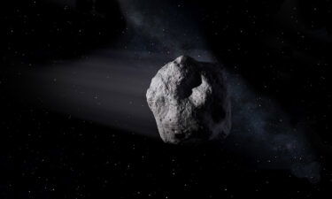 An asteroid estimated to be a kilometer (3