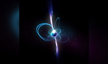 This is an artist's impression of what the object might look like if it's a magnetar