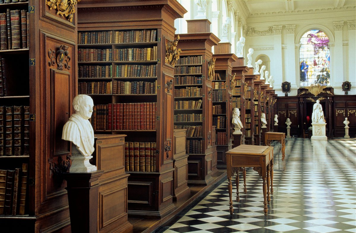 <i>Image Professionals GmbH/Alamy Stock Photo</i><br/>Imagine spending your days tucked inside the Wren Library at Trinity College in Cambridge