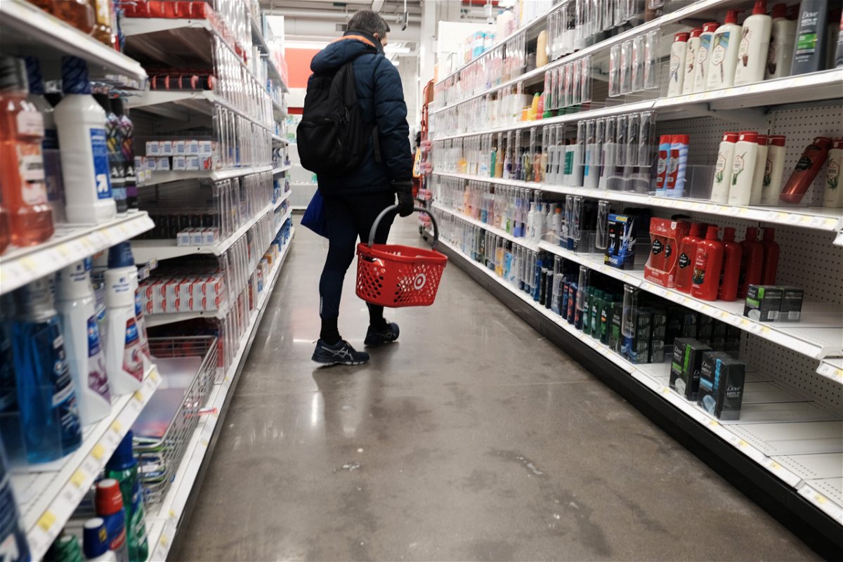 <i>Spencer Platt/Getty Images</i><br/>Democrats and Republicans have wildly different expectations for inflation in 2022. Republicans expect prices to rise about 7% over the next year — more than double the 3% increase expected by Democrats