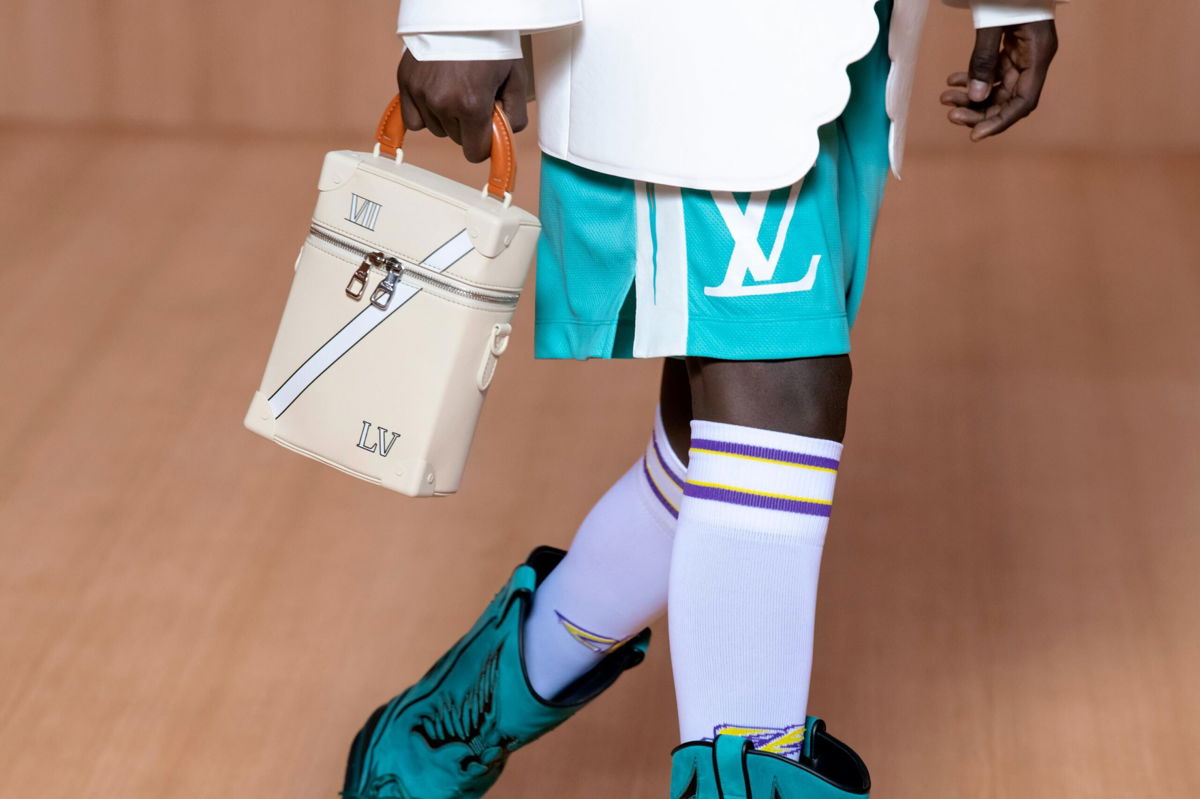 <i>Kristy Sparow/Getty</i><br/>A model walks the runway during the Louis Vuitton Menswear Spring Summer 2022 show as part of Paris Fashion Week on June 22