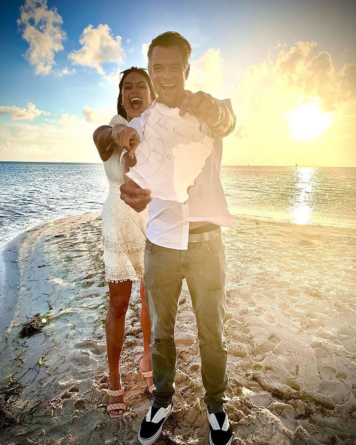 <i>From Josh Duhamel</i><br/>Josh Duhamel and Audra Mari are engaged.