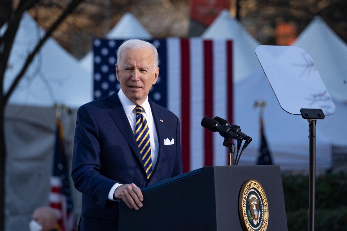 <i>Megan Varner/Getty Images</i><br/>President Joe Biden has selected an ambassador to Ukraine but is waiting on the Ukrainian government's approval. Biden here speaks to a crowd at the Atlanta University Center Consortium on January 11