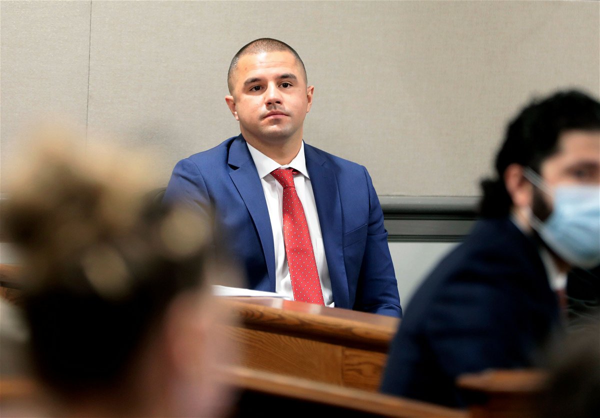 <i>Tracy Kimball/AP</i><br/>A South Carolina jury found former police officer Jonathan Moreno not guilty Wednesday in connection with the arrest of a man last summer that sparked nights of protests.