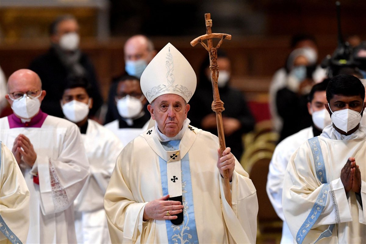<i>Tiziana Fabi/AFP/Getty Images</i><br/>Pope Francis