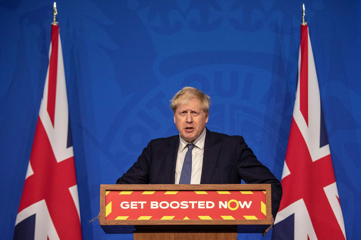 <i>Jack Hill/Pool/AFP/Getty Images</i><br/>Prime Minister Boris Johnson acknowledged the UK's National Health Service was on a 