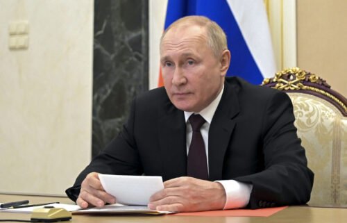 Russian President Vladimir Putin has said NATO support for Ukraine constitutes a growing threat on its western flank.