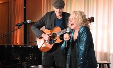 Legendary singer-songwriters James Taylor and Carole King