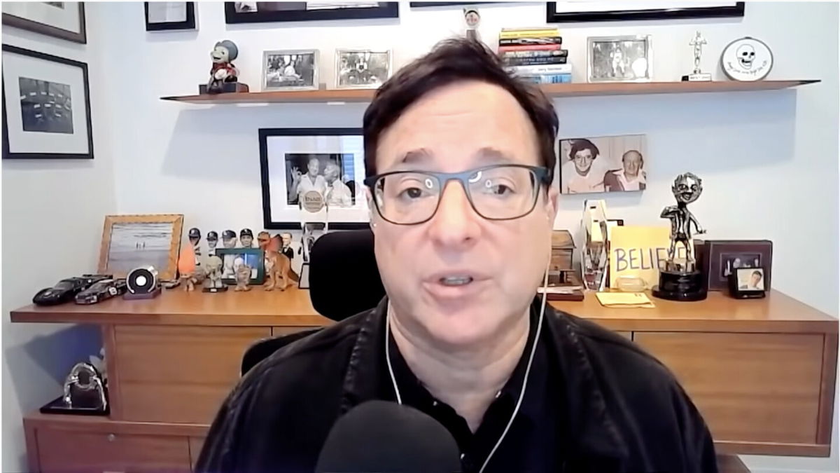 <i>Bob Saget/YouTube</i><br/>The final episode of his podcast 