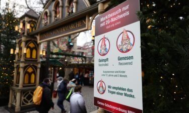Germany has banned unvaccinated people from some public spaces