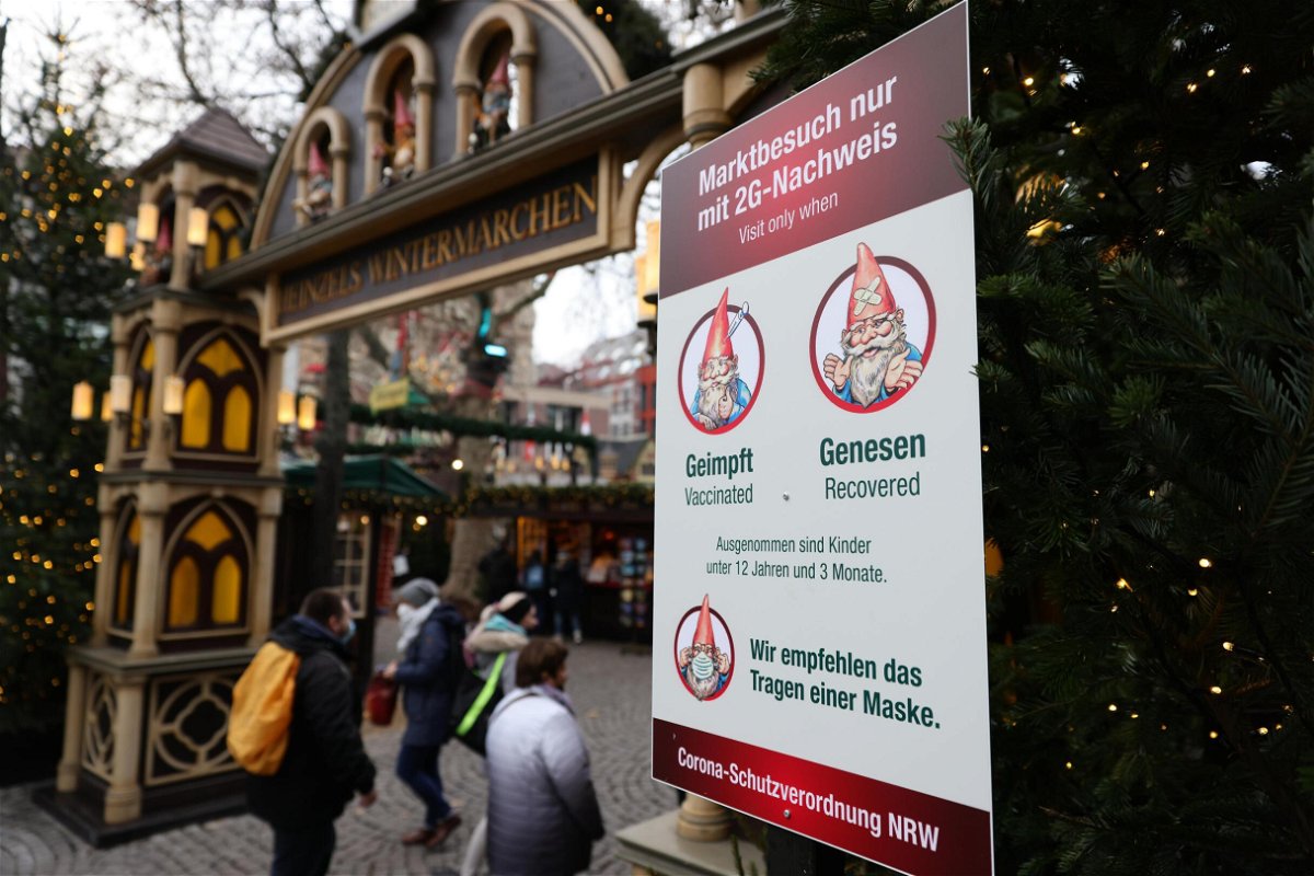 <i>Andreas Rentz/Getty Images</i><br/>Germany has banned unvaccinated people from some public spaces