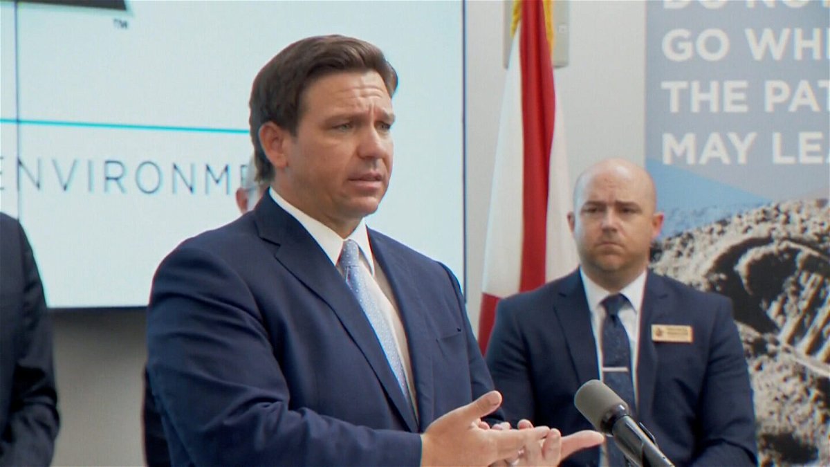 <i>WESH</i><br/>The office for Florida Gov. Ron DeSantis late Sunday submitted for consideration a new congressional map that heavily favors his party.