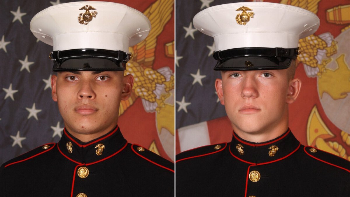 <i>The United States Marines</i><br/>Lance Cpl. Jonathan E. Gierke (left)
