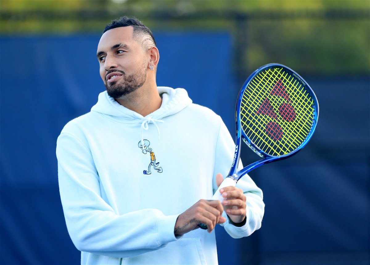<i>Carmen Mandato/Getty Images North America/Getty Images for Laver Cup</i><br/>Australian tennis player Nick Kyrgios has criticized the 