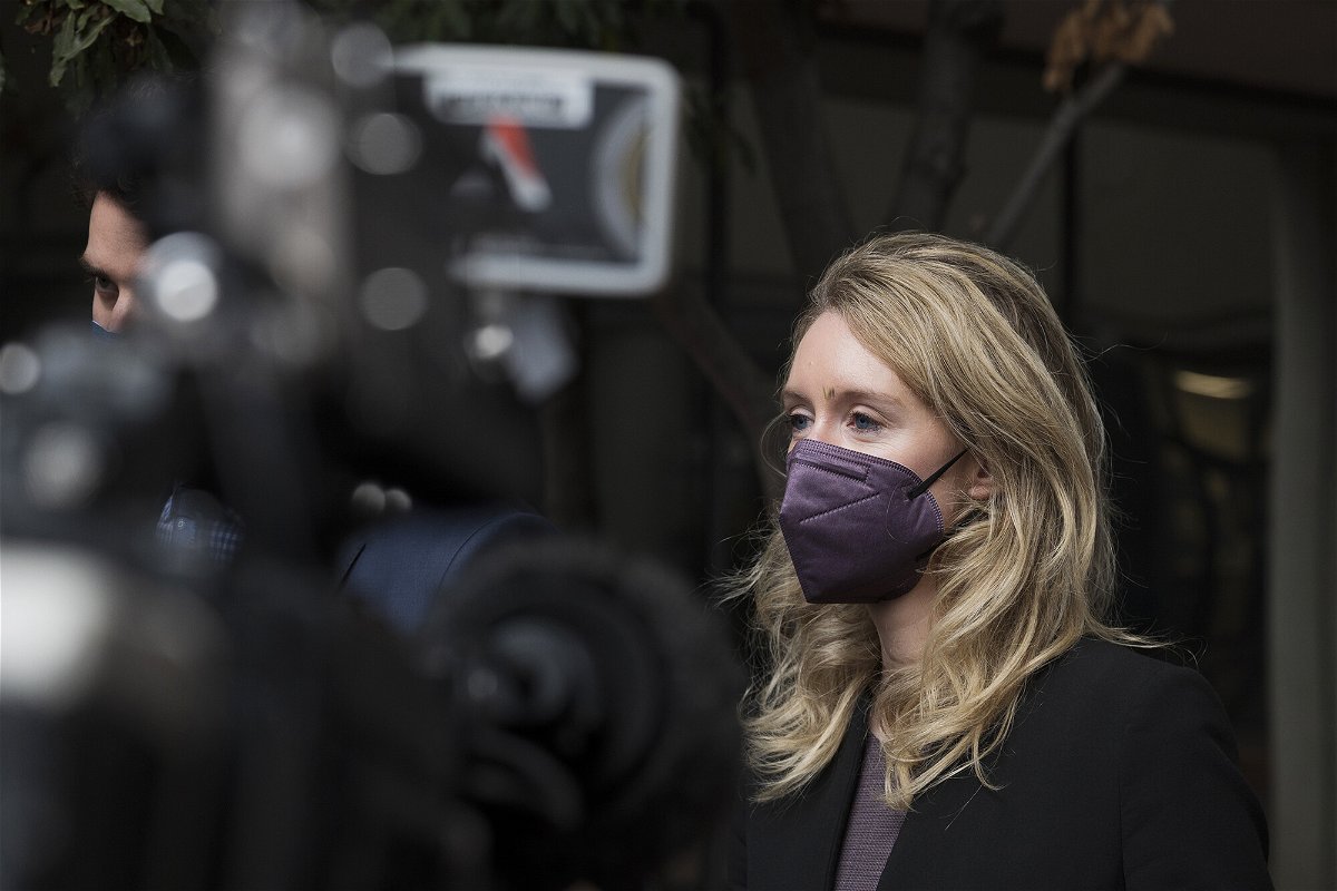<i>Nic Coury/AP</i><br/>Former Theranos CEO Elizabeth Holmes leaves federal court in San Jose