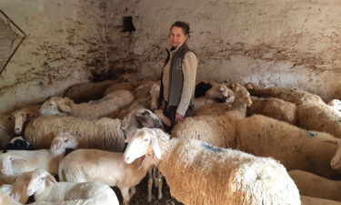 Shepherdess Agnes Garrone is one of a small number of residents of the Italian village of Coumboscuro.