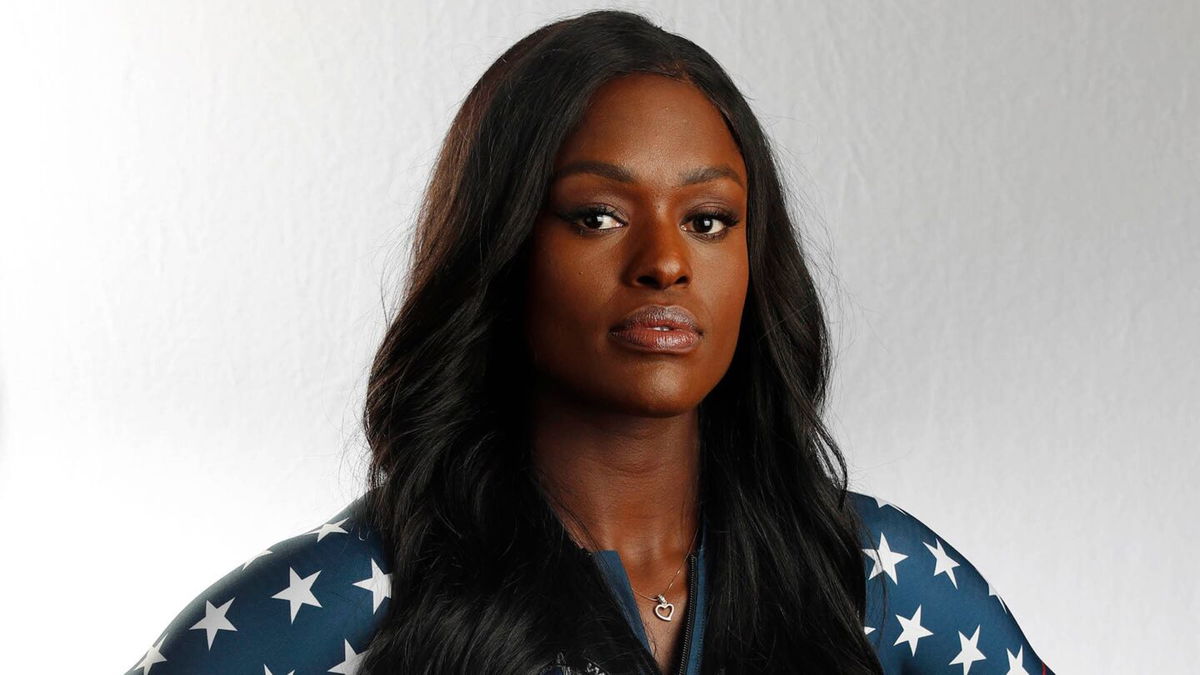 Aja Evans at a 2018 Team USA media summit