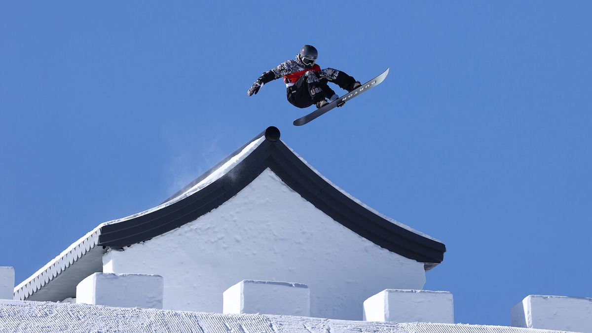 Red Gerard competes at the 2022 Winter Olympics