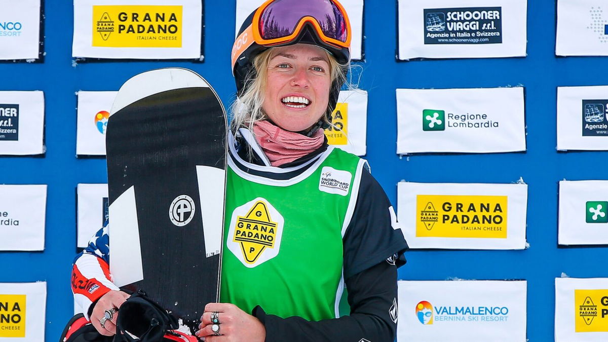 Faye Gulini at the 2021 Valmalenco World Cup