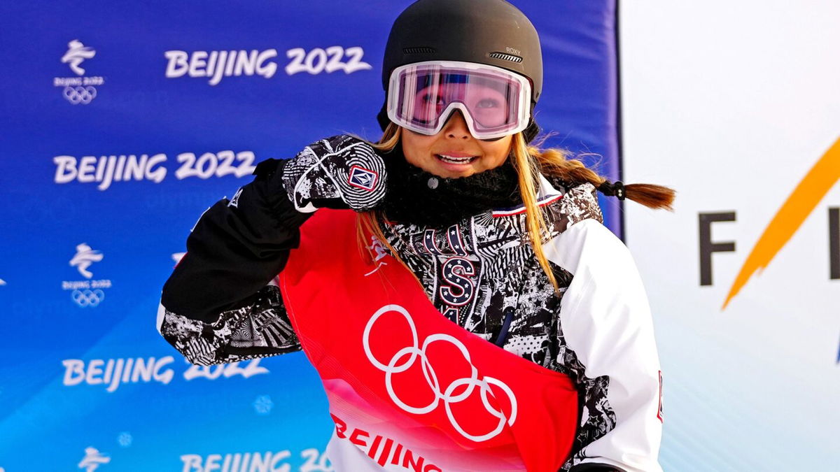 Chloe Kim at the 2022 Winter Olympics