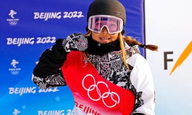 Chloe Kim at the 2022 Winter Olympics