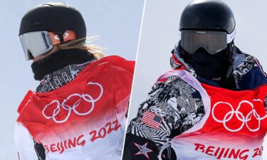 Chloe Kim and Shaun White at the 2022 Winter Olympics