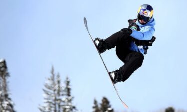 Maddie Mastro competes in women's snowboard halfpipe qualifications