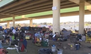 The city of Pensacola gave marching orders to more than 100 homeless people who created an encampment beneath the spans of Interstate-110 there.