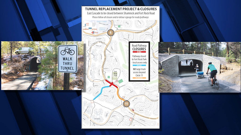 Sunriver is replacing bike-pedestrian tunnels that date back to the resort's early years