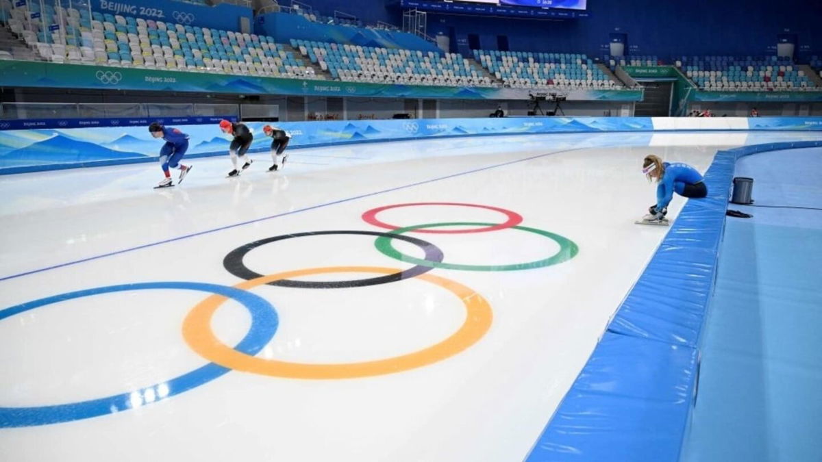 Olympic oval in Beijing