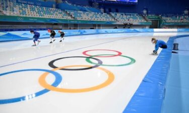 Olympic oval in Beijing