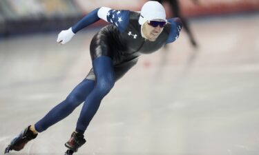 Speed skater Casey Dawson