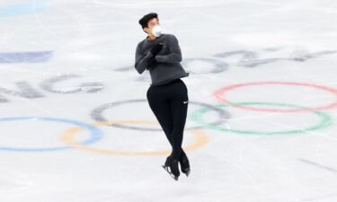 Nathan Chen training at Olympics