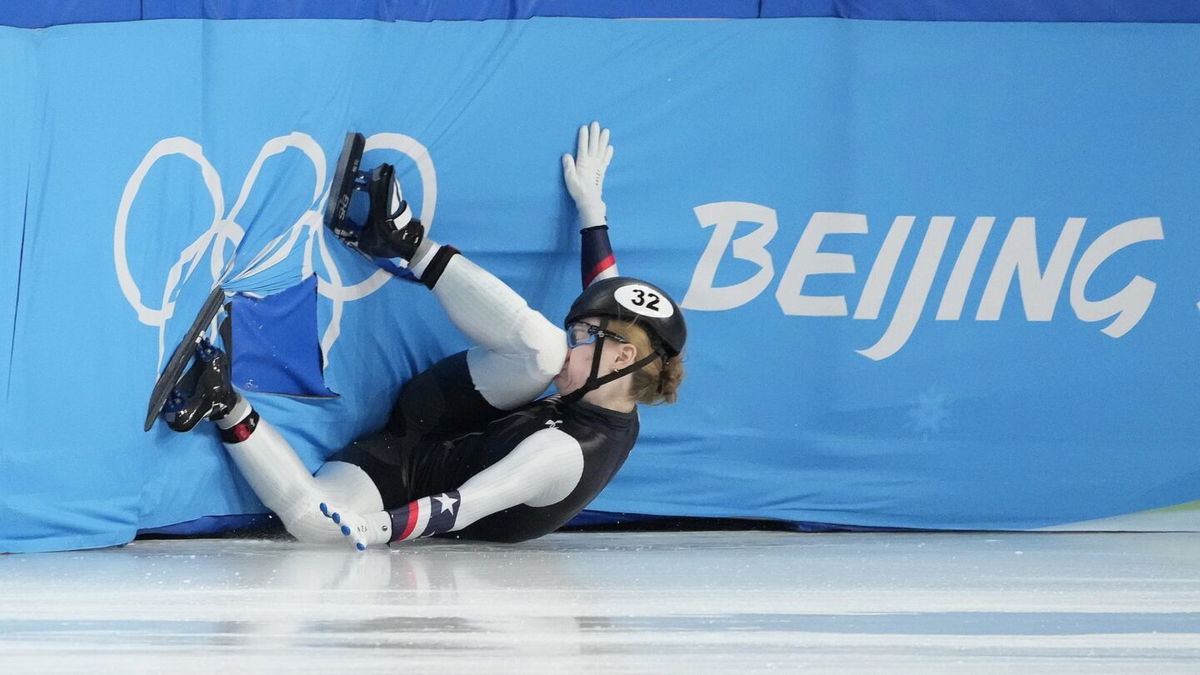 Short track skater Corinne Stoddard