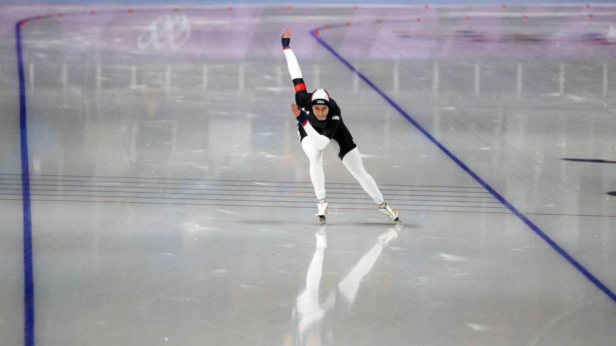 Speed skater Brittany Bowe