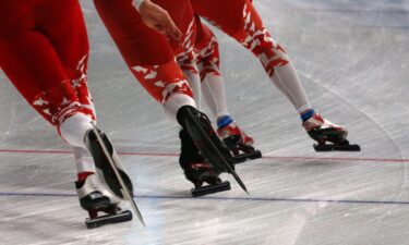 speed skaters