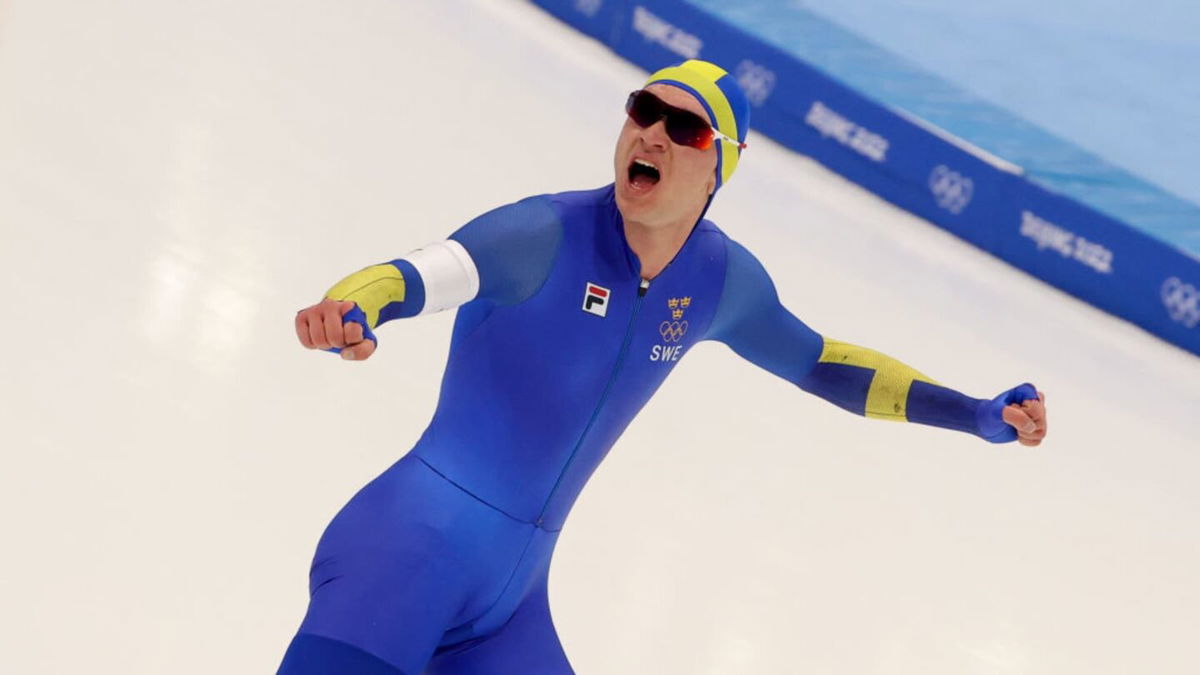 Speed skater Nils van der Poel thumbnail