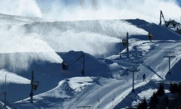 Snow machines at the 2022 Winter Games