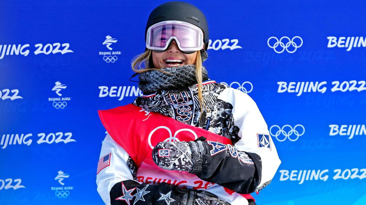 Chloe Kim at the 2022 Winter Olympics