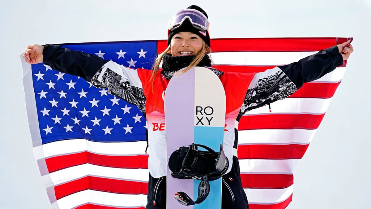 Chloe Kim at the 2022 Winter Olympics