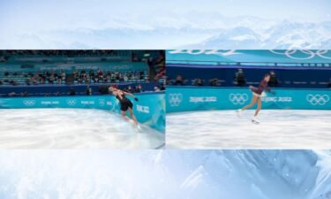 Side-by-side: Shcherbakova's and Trusova's winning routines