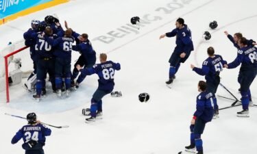 Finland celebrates.