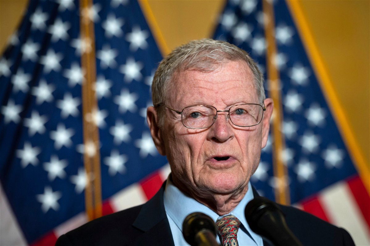 <i>Graeme Sloan/Sipa USA/AP</i><br/>Senator Jim Inhofe is expected to announce in the coming days that he will cut short his six-year term and retire near the end of 2022.