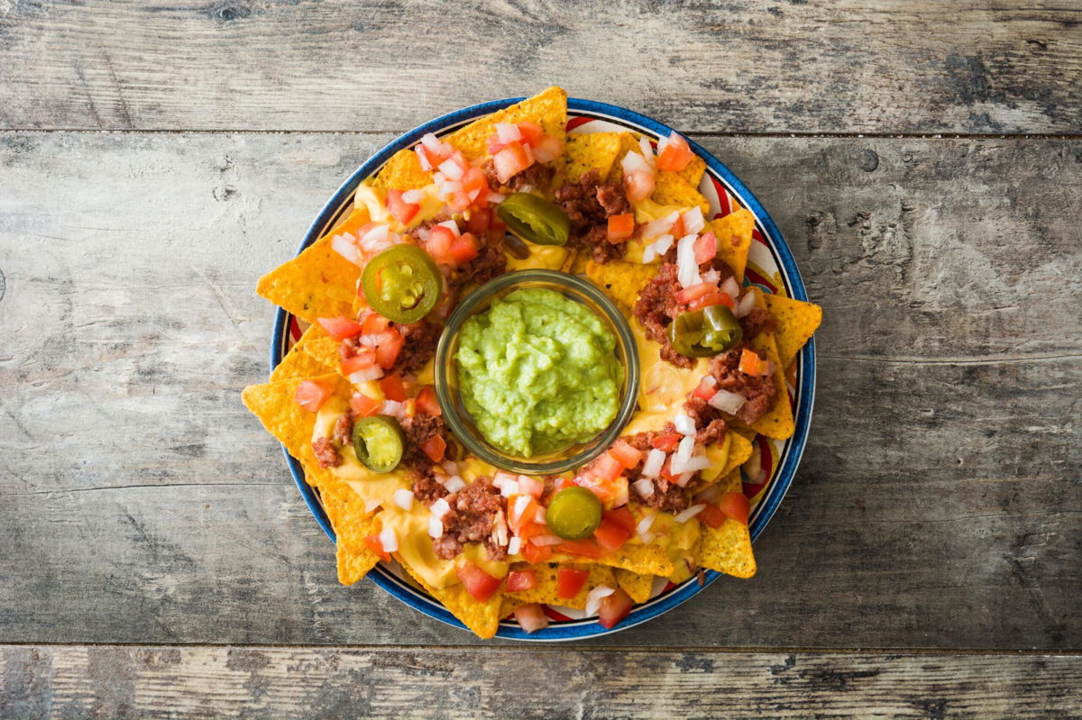 <i>Adobe Stock</i><br/>Nachos are a great Super Bowl snack.