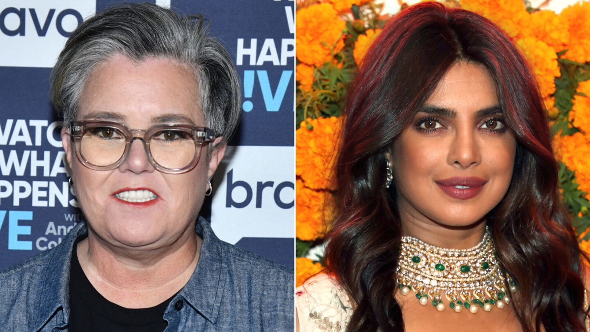 <i>Getty Images</i><br/>Rosie O'Donnell and Priyanka Chopra Jonas are pictured in a split image. It sounds like Priyanka Chopra Jonas didn't much appreciate Rosie O'Donnell referring to her as 