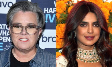 Rosie O'Donnell and Priyanka Chopra Jonas are pictured in a split image. It sounds like Priyanka Chopra Jonas didn't much appreciate Rosie O'Donnell referring to her as "the Chopra wife."