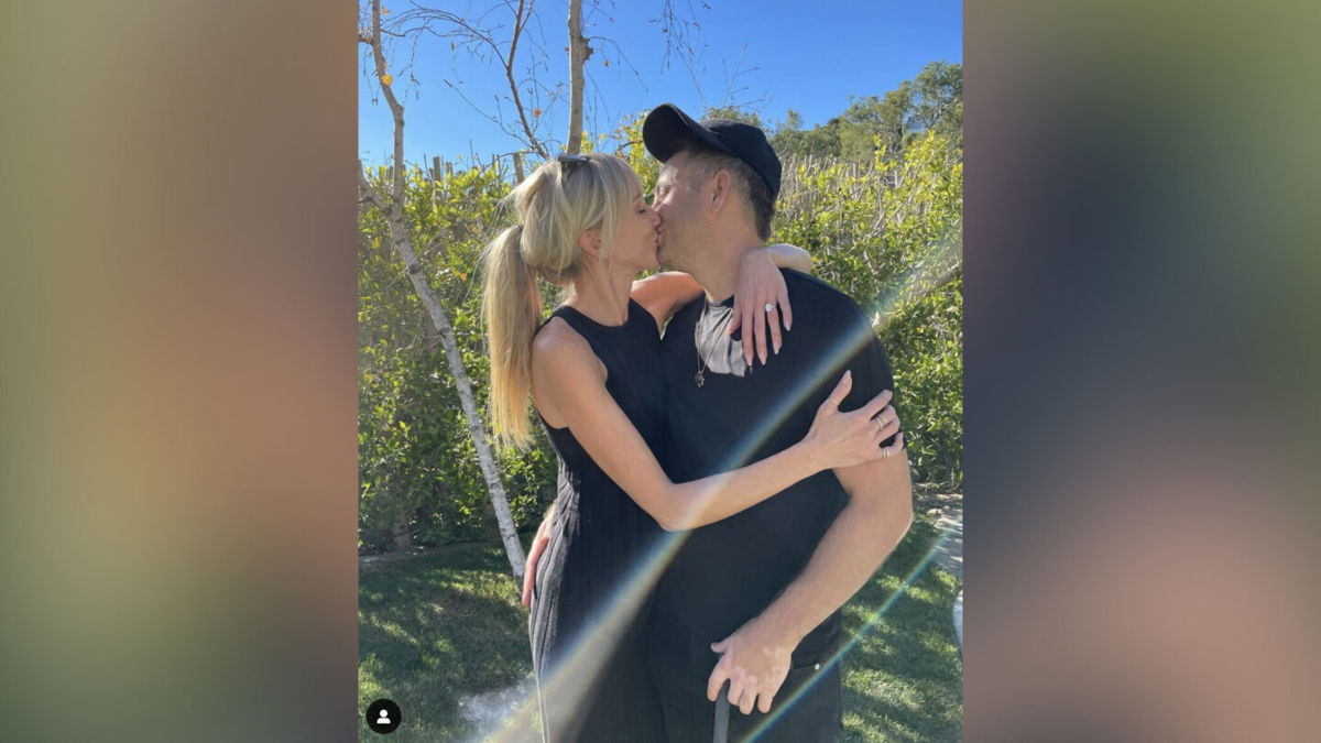 <i>thekimberlystewart/Instagram</i><br/>Kimberly Stewart took to Instagram to share news of her engagement to Jesse Shapira.
