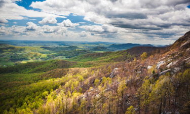 A view from the Old Rag Mountain hiking trail at Shenandoah National Park in Virginia. You'll have to get a special day-use ticket to visit Old Rag.