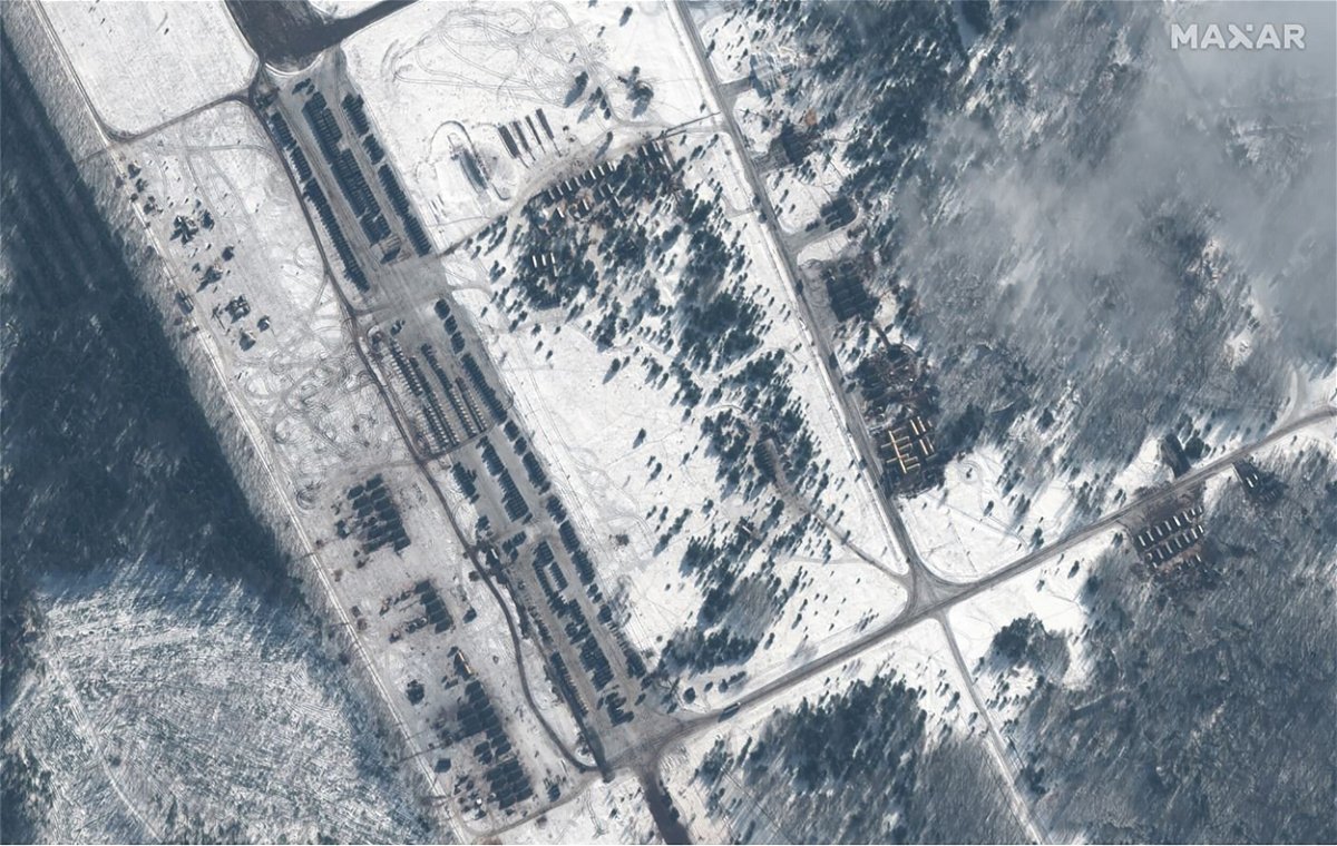 <i>Maxar Technologies</i><br/>Maxar's satellite images show what they called a 