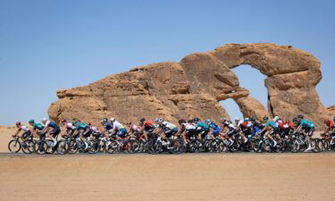 The international cycling season kicked off at Winter Park in northwest Saudi Arabia on Tuesday
